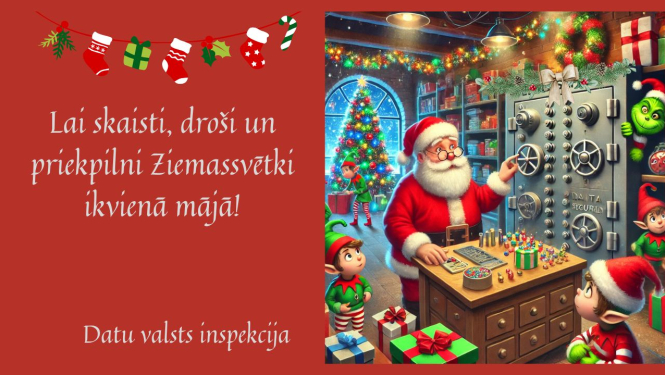 Ziemassvētku apsveikums ar salaveci