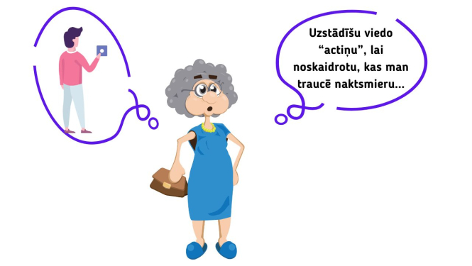 Vija Datiņa un viedā "actiņa"