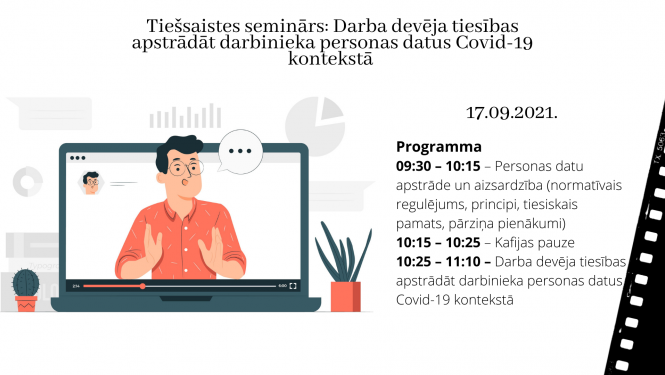 Tiešsaistes semināra attēls