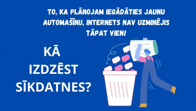 Kā izdzēst sīkdatnes?