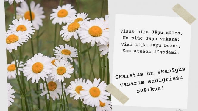 Sveiciens saulgriežu svētkos