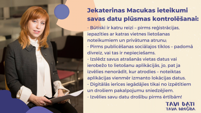 Datu valsts inspekcijas direktore Jekaterina Macuka