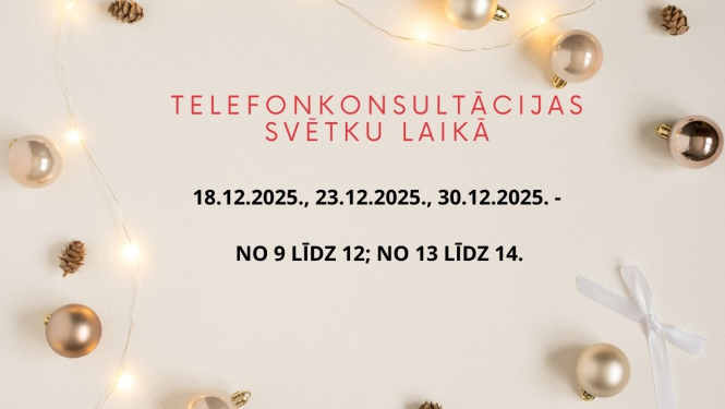 Darba laika izmaiņas svētku laikā. 