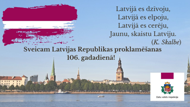 Sveicam 18. novembrī!