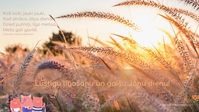 Gaišus Vasaras saulgriežus un priecīgus Līgo svētkus! 🌻🌞