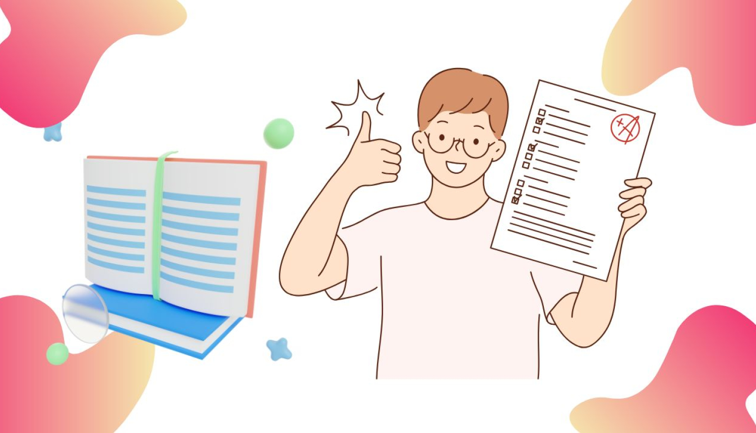 Puisis, kurš rokā tur testu ar atzīmi A+