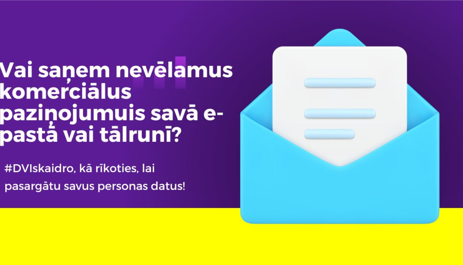 Ja saņem nevēlamus paziņojumus? 